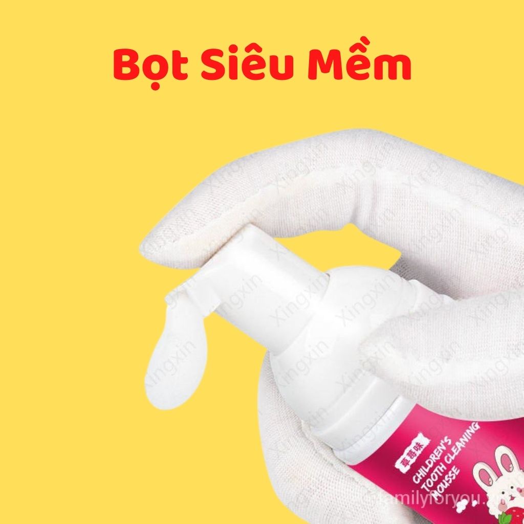 Combo Bàn Chải Đánh Răng Chữ U Và Kem Đánh Răng Dạng Bọt An Toàn Cho Bé Loại Cao Cấp, Shop Mẹ Mốc