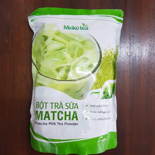 Bột trà xanh Bột Matcha pha trà sữa Meiko gói 1kg