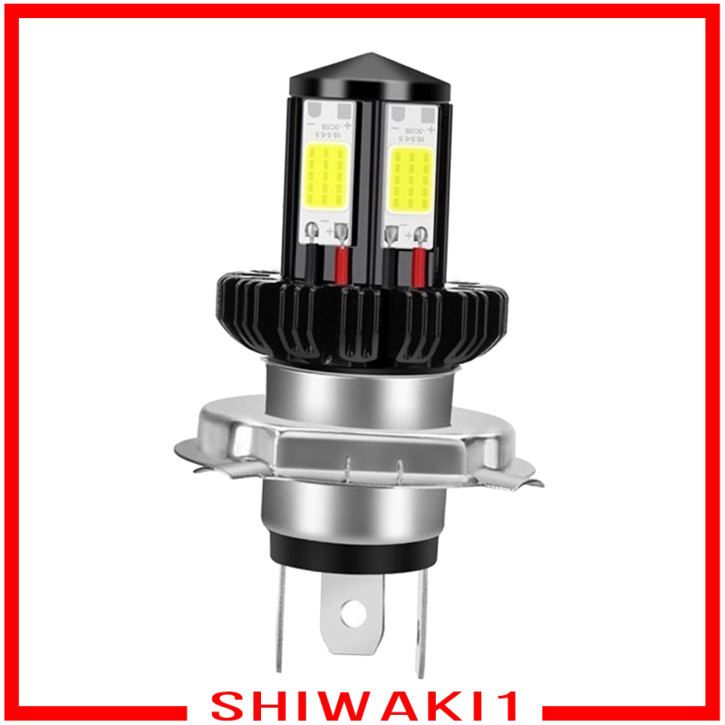 [SHIWAKI1]Motorbike Motorcycle Headlight Bulbs LED Hi Lo beam 6000K White H4