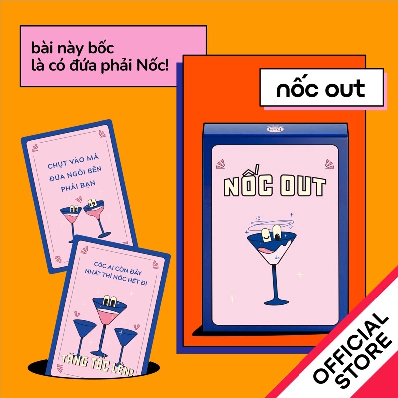 Bộ bài &quot;Nốc Out&quot; - Drinking Game hot trend giúp khuấy động các buổi hội họp, tụ tập vui chơi cùng bạn bè