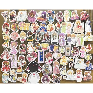 Combo 30 Sticker anime sakura có đề can bóc dán mẫu ngẫu nhiên khác nhau