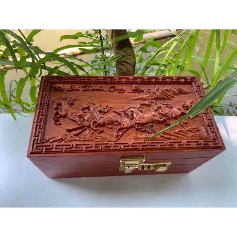 Hộp đựng tiền,dấu công ty Mã Đáo Thành Công gỗ hương..
