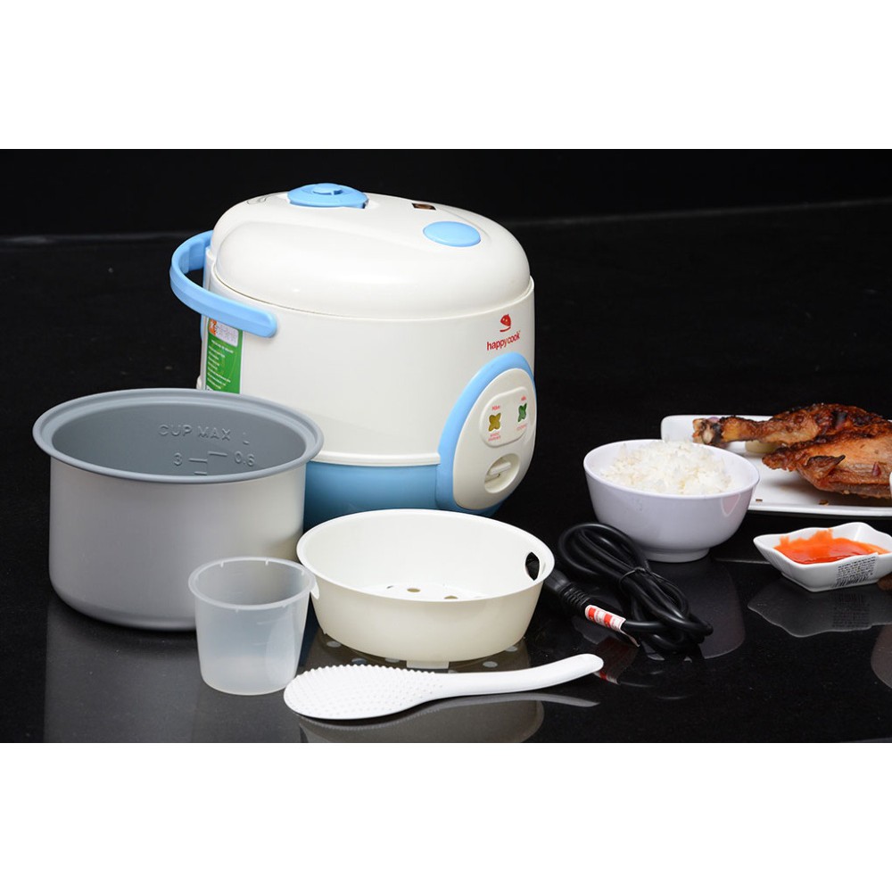 Nồi cơm điện nắp gài 1.8 lít Happy Cook HC-180A (Trắng)