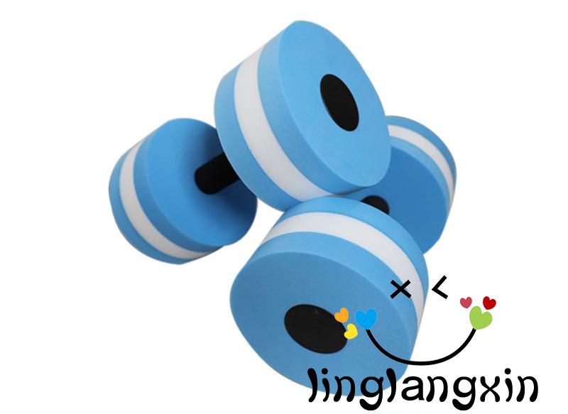 ❀Strawberries❀-2PCS Water Aquatic Barbell EVA Aerobics Dumbbell Pool Aqua Fitness Exercise Medium