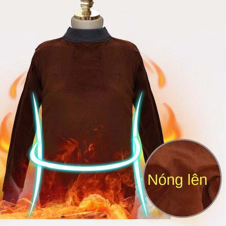 Áo len dành cho phụ nữ trung niên và cao tuổi, các bà mẹ mặc mùa thu đông cộng thêm đáy bằng nhung