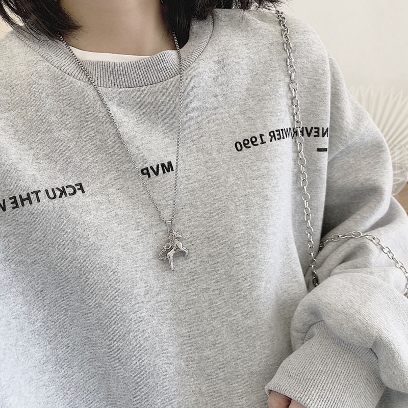 Dây Chuyền Mặt Kỳ Lân Phong Cách Harajuku