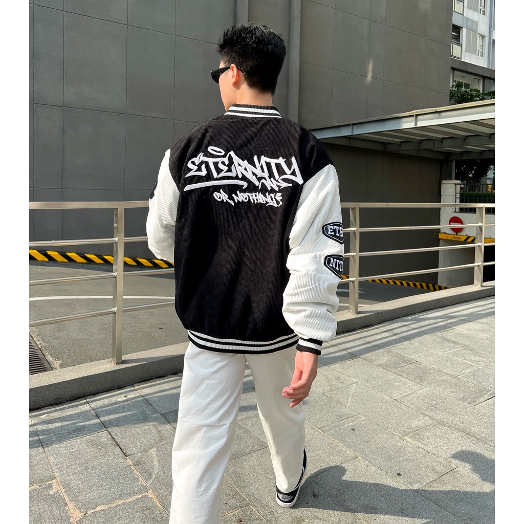 Áo Khoác Varsity Eternity Gân ss2