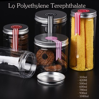 Hũ thực phẩm nhựa PET nắp thiếc
