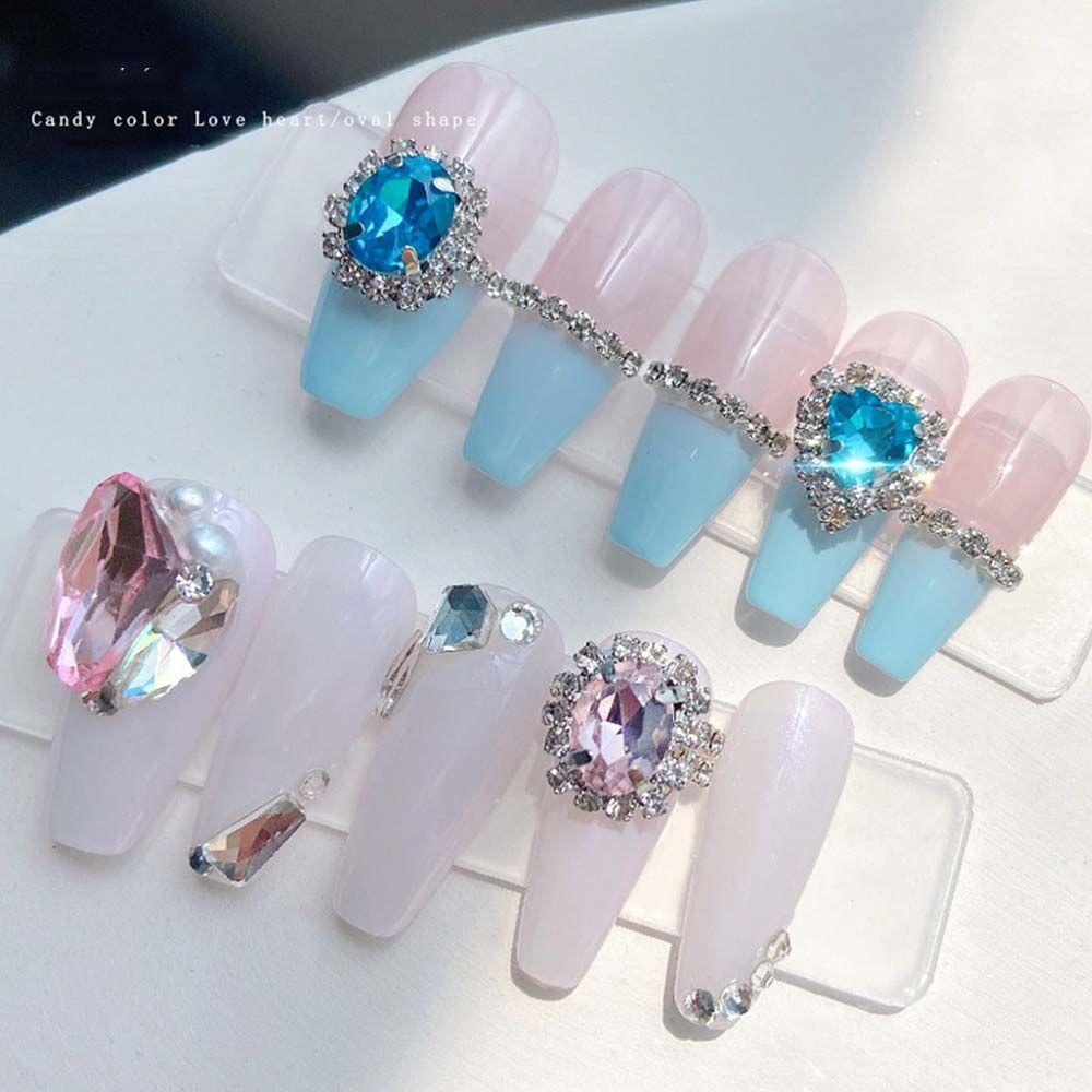 QQMALL Đá 3D Trang Trí Móng Tay Sang Trọng