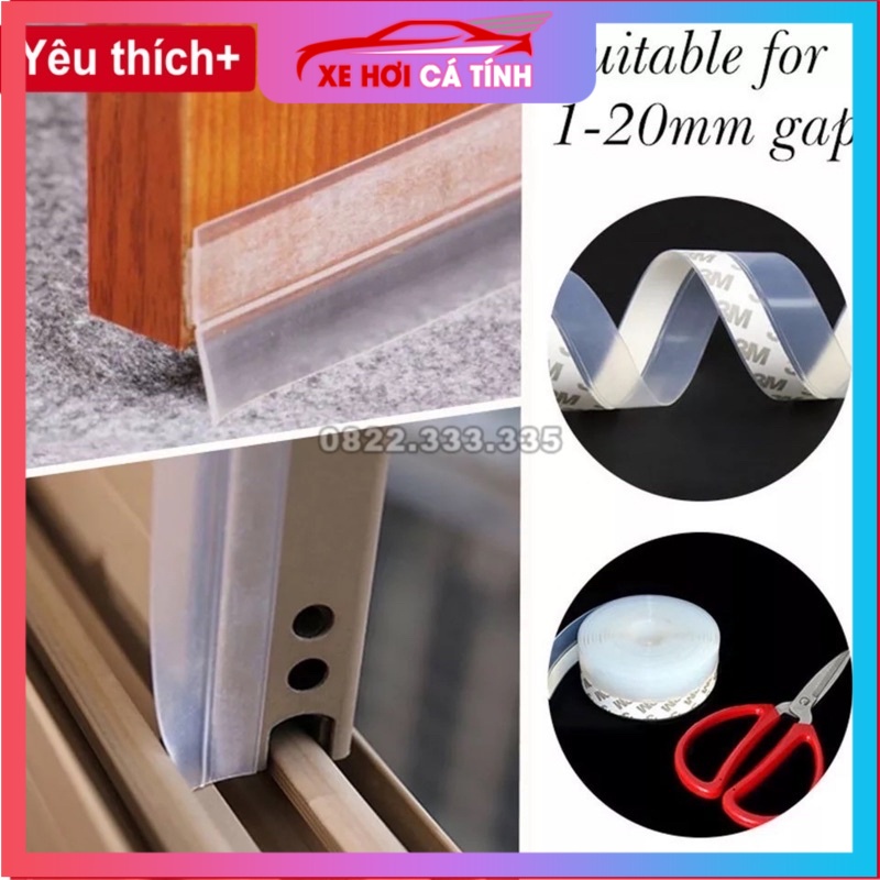 [⚡️SALE⚡️]  Gioăng cao su chân cửa 35mm ngăn bụi, côn trùng hiệu quả thiết thực - Chính hãng