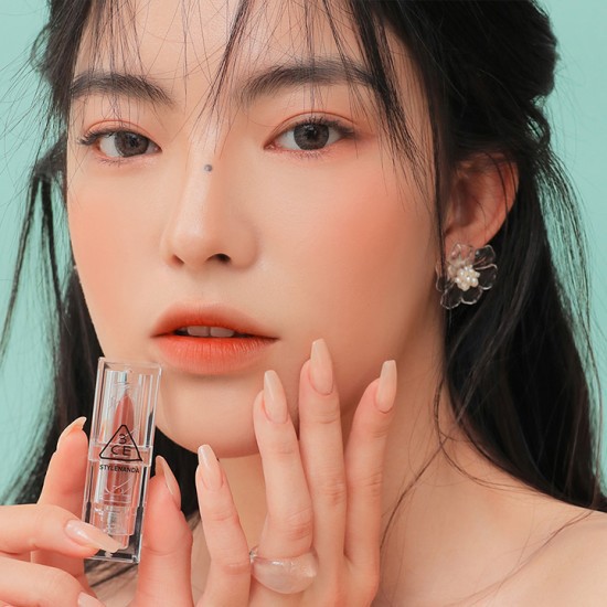 SON THỎI 3CE DEEP UNDER Soft Matte Lipstick  Son 3ce Clear Layer Edition Vỏ Vân Đá Check Hidden Tag Chuẩn