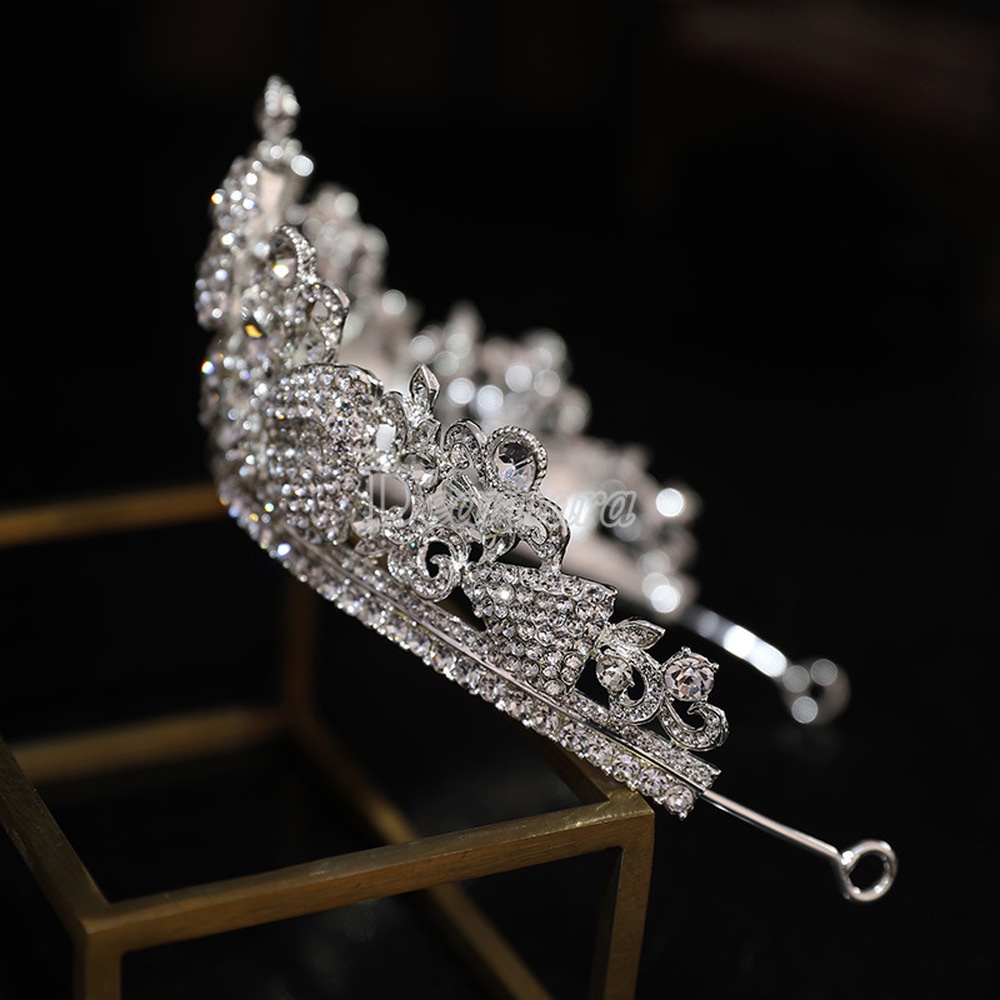 Vương Miện Cô Dâu Đính Đá Thiết Kế Mới Thời Trang Theo Phong Cách Châu Âu