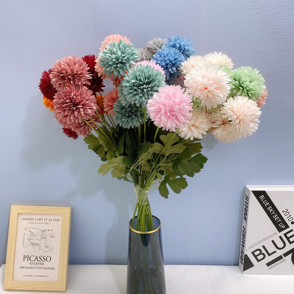 Bó Hoa Bồ Công Anh Khô Nhân Tạo Dành Cho Trang Trí Nhà Cửa/ Tiệc Cưới