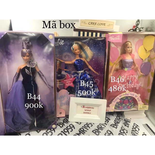 Búp bê Barbie chính hãng. Mã box