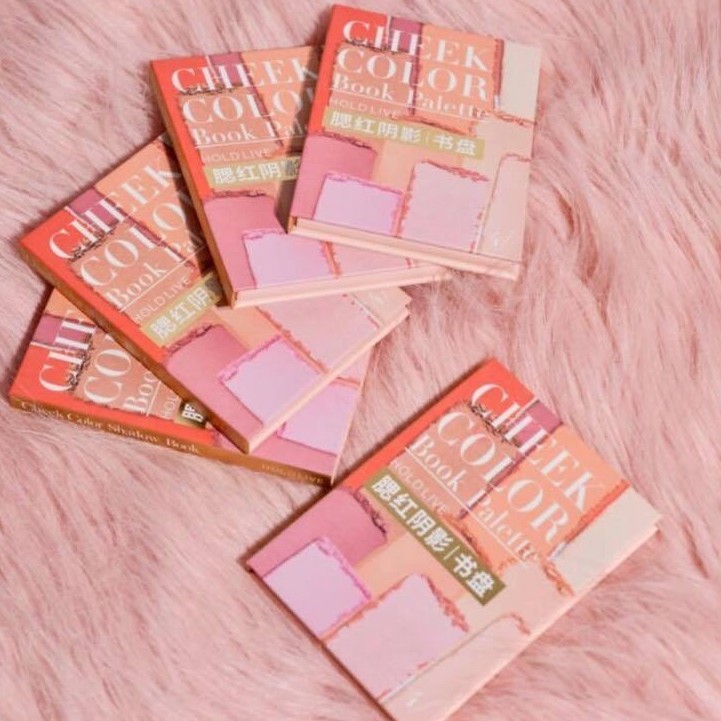 (HÀNG NỘI ĐỊA TRUNG) HOLD LIVE - Bảng má Cheek Color Shadow Book Palette