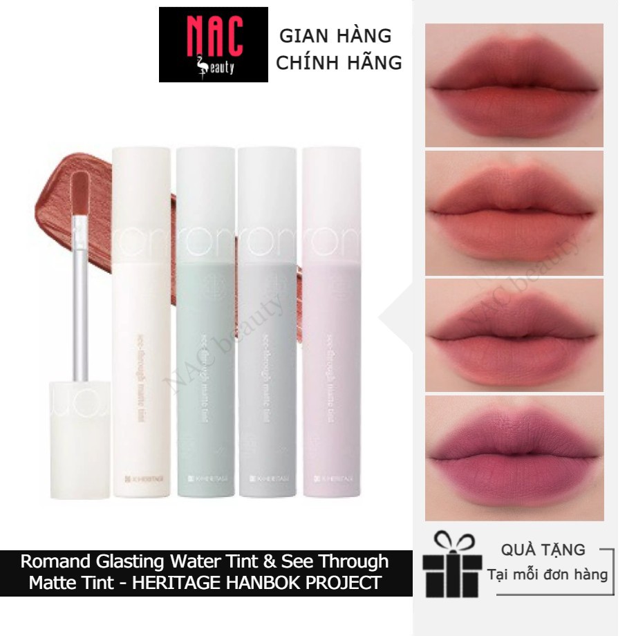 Son  Romand Glasting Water Tint &amp; See Through Matte Tint - HERITAGE HANBOK PROJECT