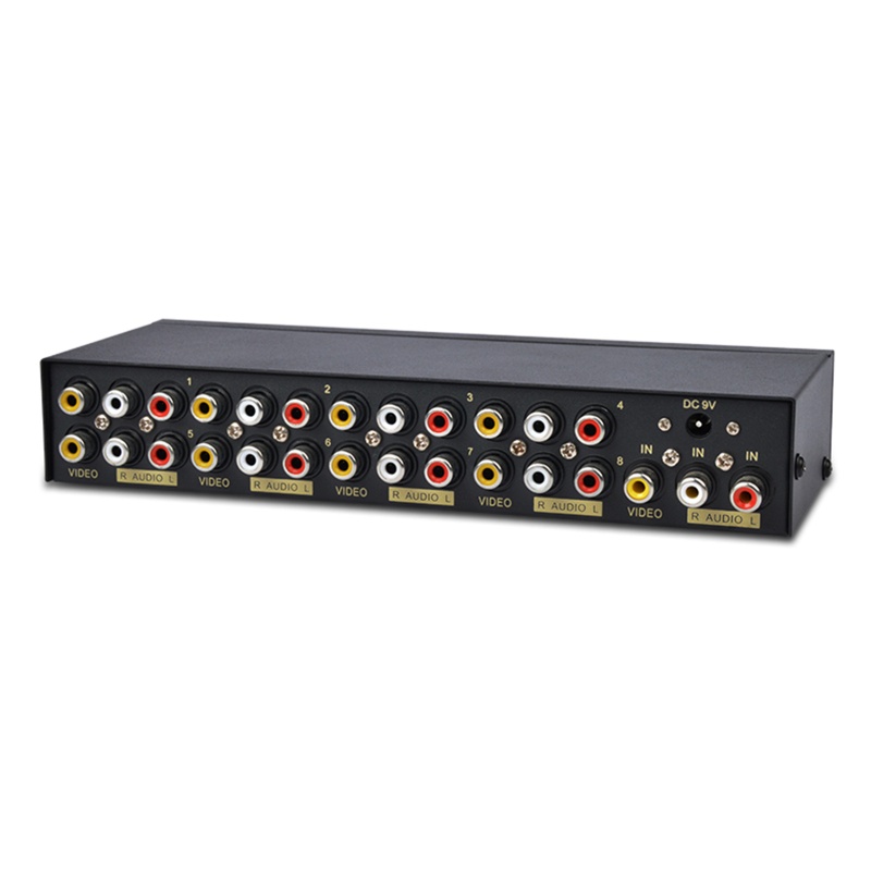 Bộ Chia 8 Cổng RCA AV 1X8 1 Trong 8 Cho HDTV