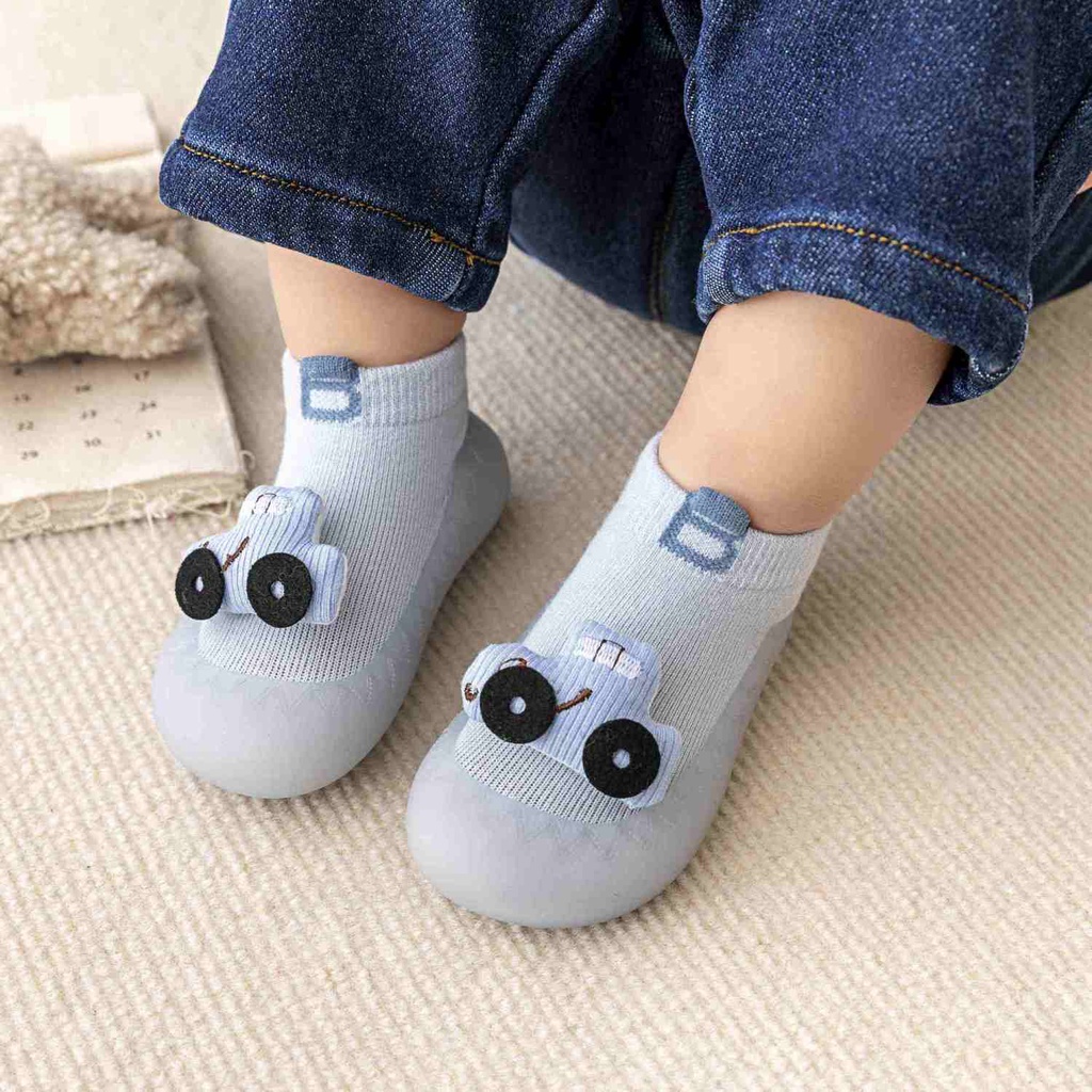 Mới Giày Vớ Đế Mềm Chống Trượt Chống Thấm Nước Cho Bé