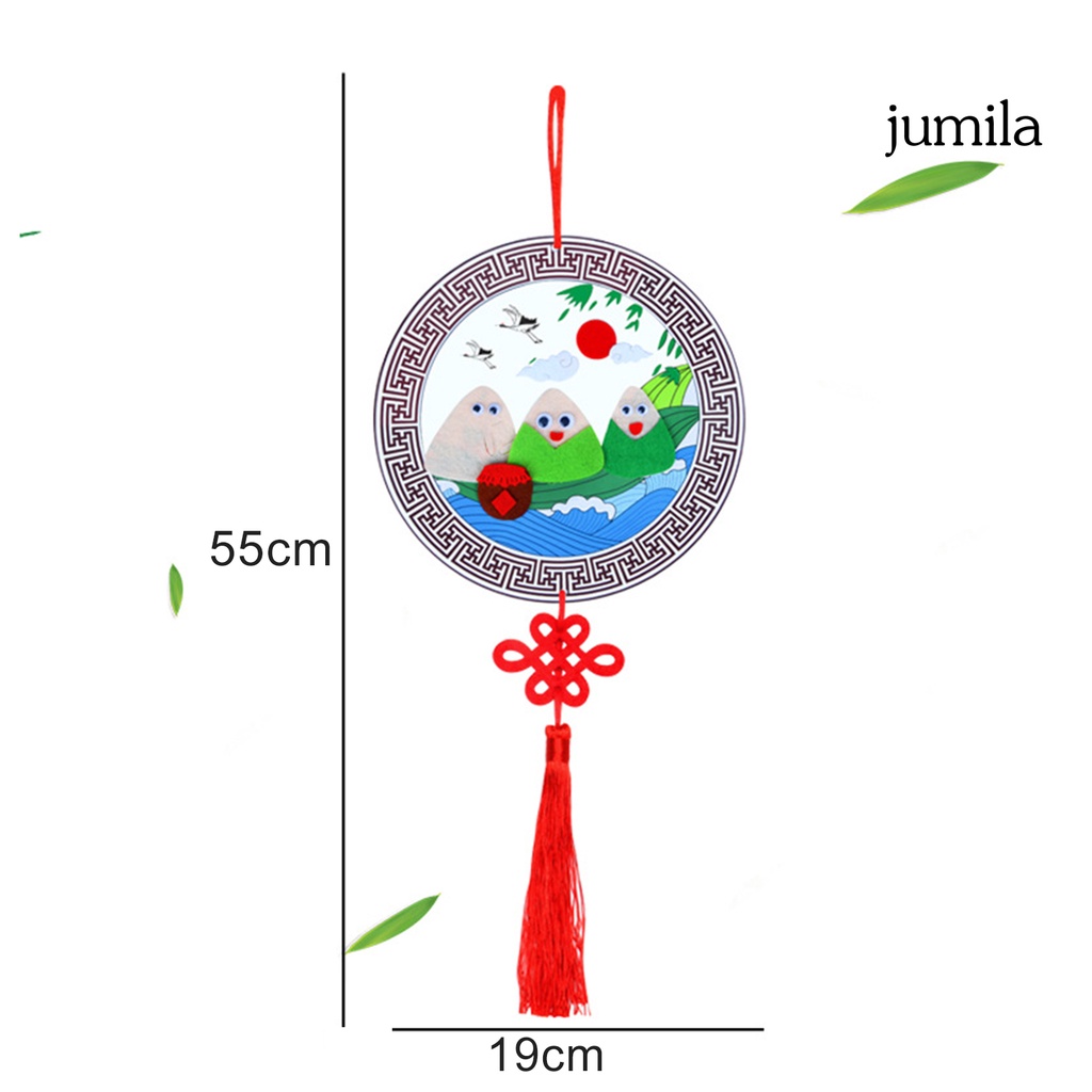 1 Bộ Phụ Kiện Làm Đồ Thủ Công Bằng Vải Nỉ Phong Cách Trung Hoa Giáo Dục Sớm Cho Bé