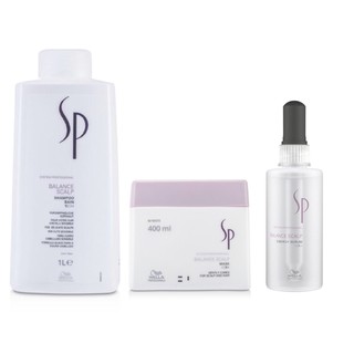 BỘ SẢN PHẨM TRỊ RỤNG TÓC, KÍCH THÍCH MỌC TÓC WELLA SP BALANCE SCALP 1000ML