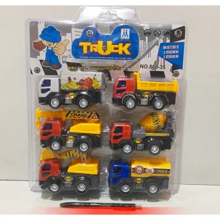 Bộ đồ chơi xe công trình 6 món (868-35) an toàn cho bé.