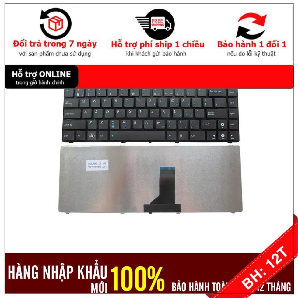 [BH12TH] Bàn phím Laptop Asus K42 K42F K42J K43 K43E K43S Màu đen + trắng Hàng mới-Bảo hành 12 tháng toàn quốc!