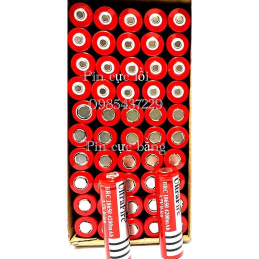 Pin siêu sáng Cell 18650 dòng xả 4200mAh 3.7V