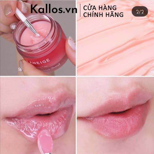 Mặt Nạ Ngủ Môi Laneige Lip Sleeping Mask: Berry, Mint Choco, Grapefruit, Apple Lime 20g - Kallos Vietnam