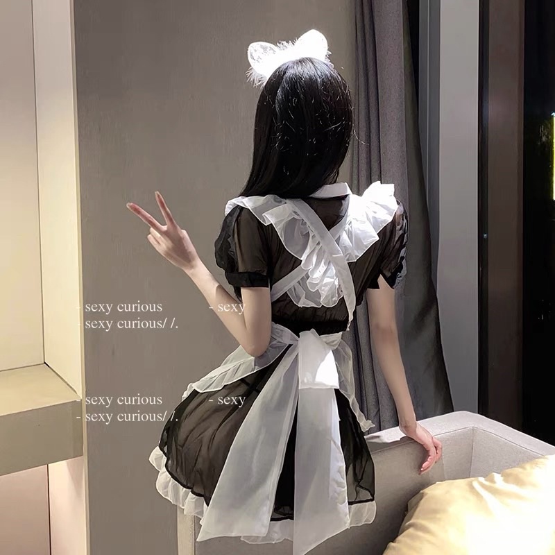 LL2426 Trang phục hoá trang Hầu Gái Phong Cách Lolita Dễ Thương - Maid Cosplay