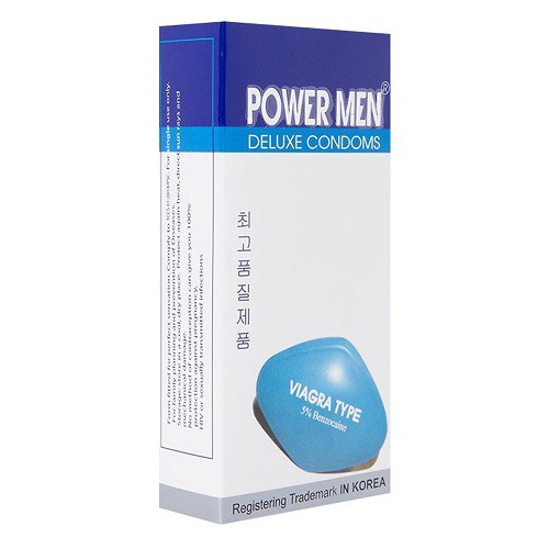 Combo 2 hộp bao cao su kéo dài thời gian Powermen viagra 24 chiếc