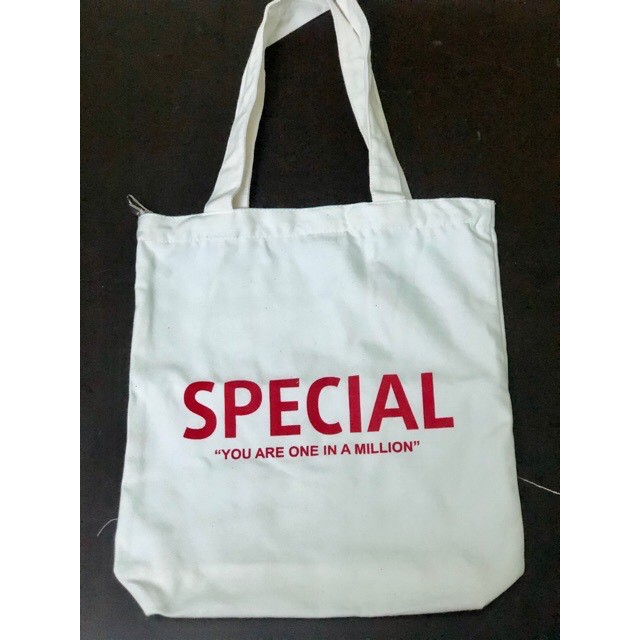 TÚI TOTE nữ VẢI CANVAS SPECIAL CÓ KHÓA MIỆNG cực phong cách