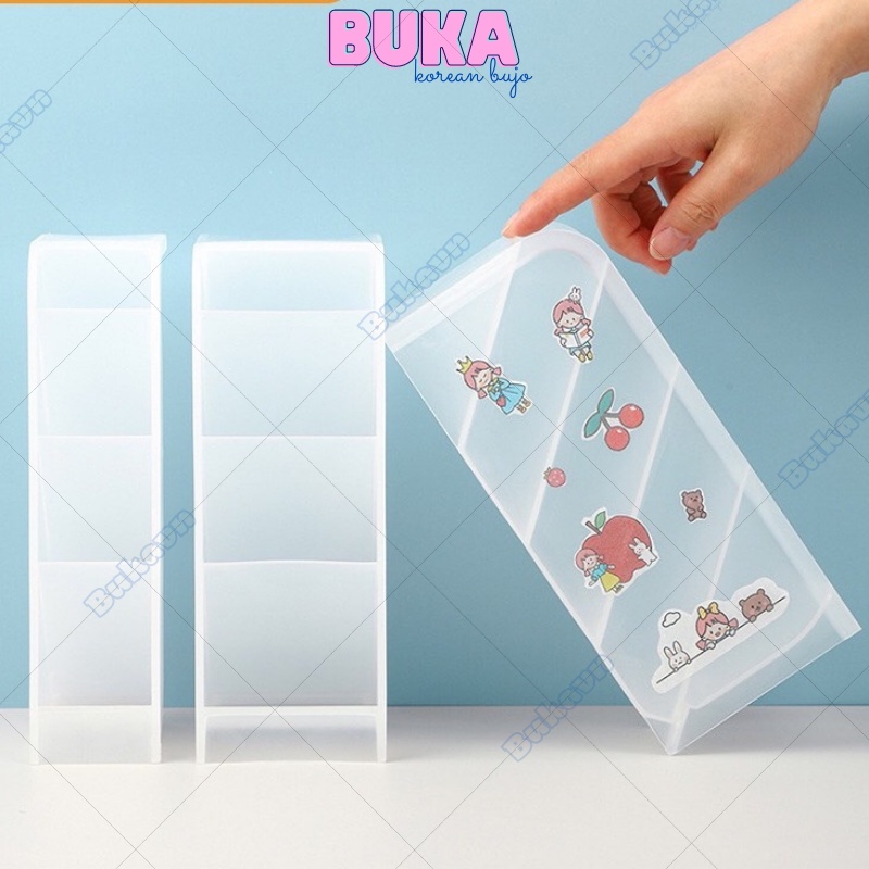 Ống bút đa năng, ống cắm bút BW Buka decor bàn học dụng cụ văn phòng phẩm