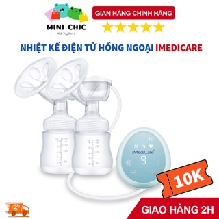 Máy hút sữa điện đôi Imedicare IBP-6D và 8D, máy hút sữa tiện lợi hút êm, không đau, tiếng ồn nhỏ - Bảo Hành 24 Tháng