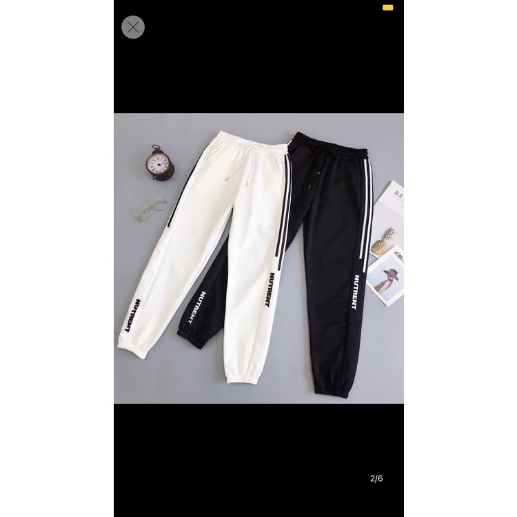 Quần jogger nữ thể thao hai gạch cá tính T198