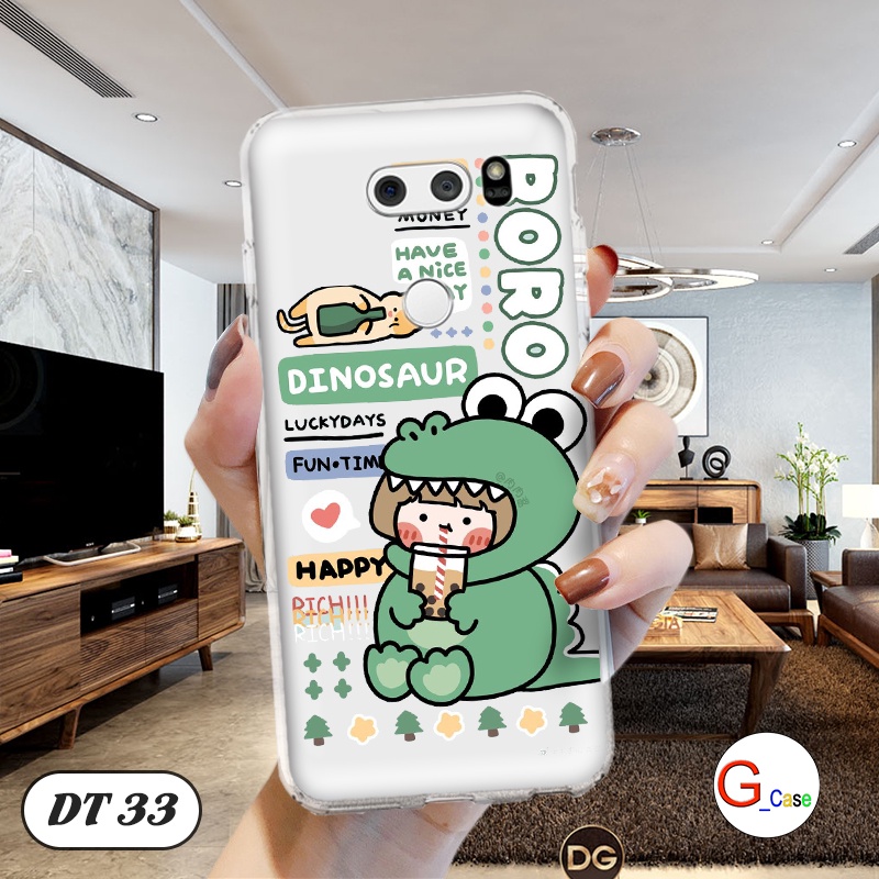 Ốp lưng điện thoại LG V30 dẻo trong in hình