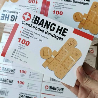 Băng gâu dán vết thương, Hộp 100 miênga