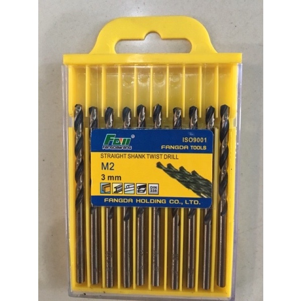 MŨI KHOAN INOX, SẮT ĐA NĂNG FAVI VÀNG ĐEN CHÍNH HÃNG TỪ 2mm~8mm