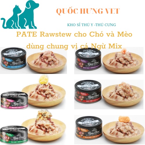 Pate Absolute Holistic RawStew Cho Chó Mèo -Pate RawStew Thịt Hầm Dinh Dưỡng Cho Thú Cưng- QUỐC HƯNG VET