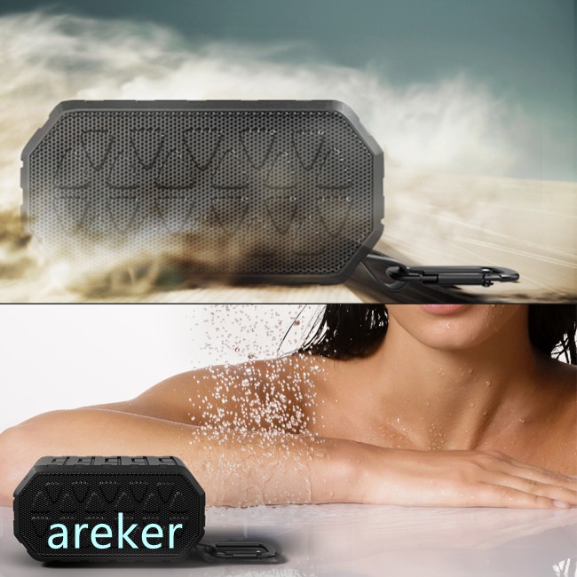 Portable Bluetooth 4.2 Wireless Speaker with Dual 10W Driver Deep Bass Shockproof And Waterproof Hands-Free Speakerphone for Outdoor Beach, Shower And Home