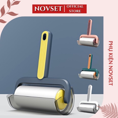 [NHẬP NOVSET1 giảm ngay 10% đơn từ 0đ] Cây lăn bụi quần áo NOVSET đa năng cao cấp Làm Sạch Quần Áo Ga Giường Sofa
