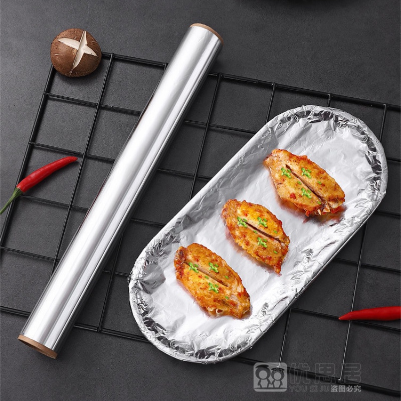 Giấy bạc bọc thực phẩm, giấy nướng BBQ [10m x 300mm]