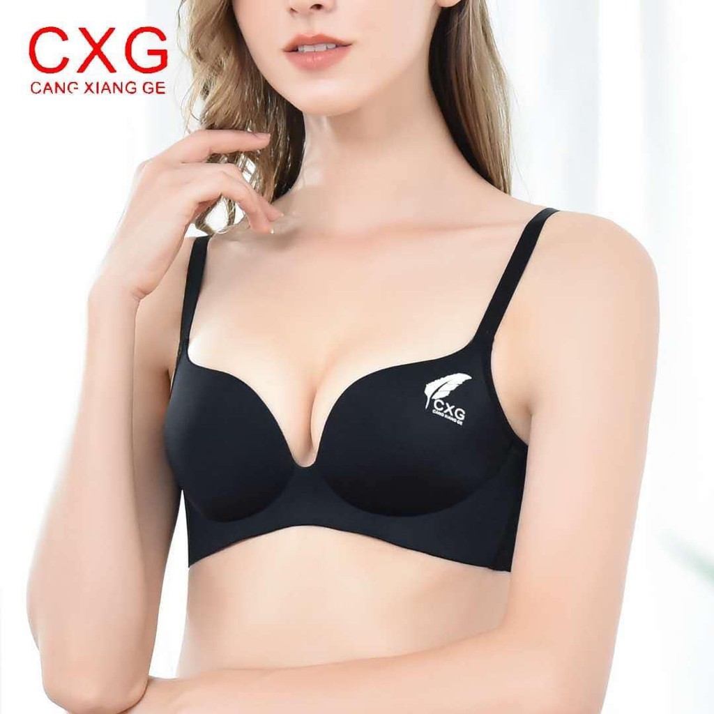 Áo lót nâng ngực Hoàng Oanh Underwear áo lót su đúc mút kép nâng ngực hiệu Thái Lan -áo lá cxg