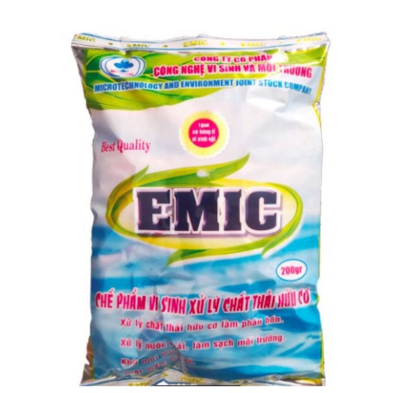 Chế phẩm emic vi sinh sử lý chất thải hữu cơ,làm sạch khử mùi,diệt mần bệnh hiệu quả