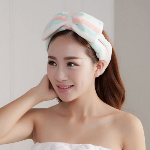 Băng đô cài tóc trang điểm/ rửa mặt tiện lợi