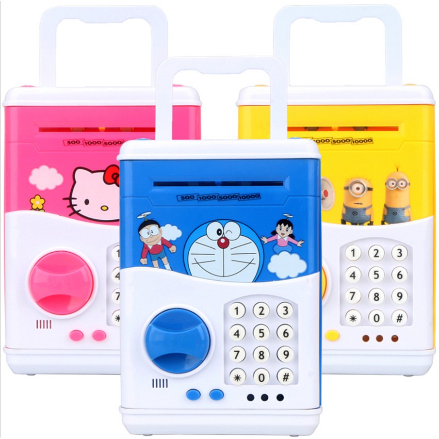 KÉT SẮT MINI GIỮ TIỀN CHO BÉ（LOẠI MỚI)