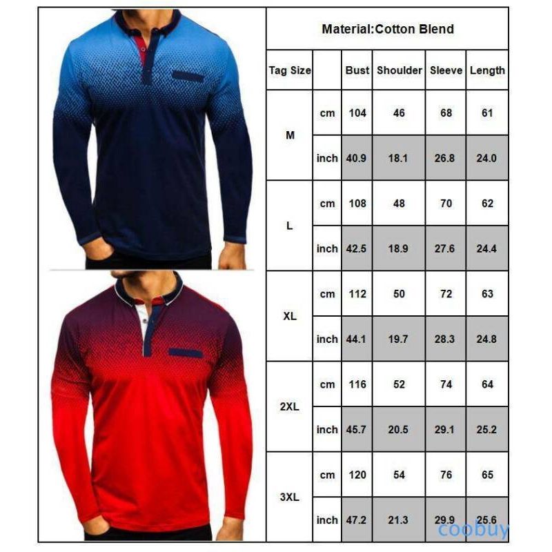 Áo Thun Tay Dài Vải Cotton Pha Thời Trang Cho Nam | BigBuy360 - bigbuy360.vn