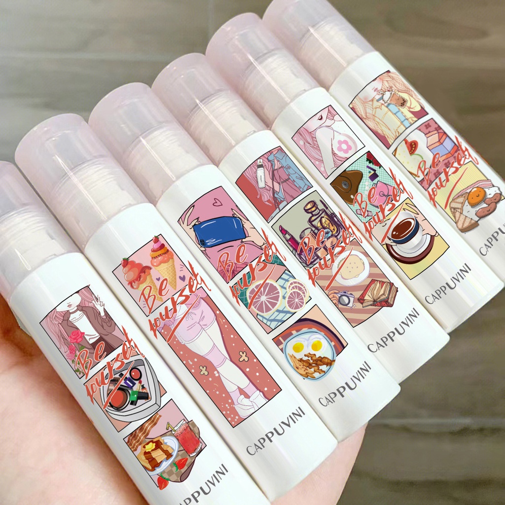 Cappuvini comic lip glaze mirror water light lip glaze lip gloss cheap student female lipstick JP5