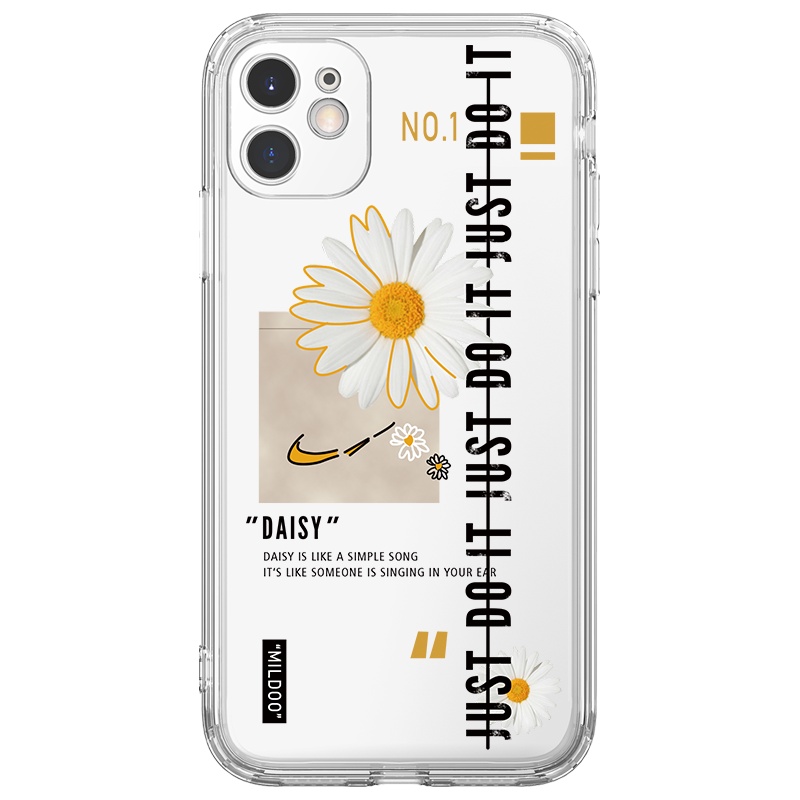 Ốp lưng JURSUE chống sốc viền vuông hình dễ thương đẹp cho iPhone 13 12 11 Pro Max SE 2020 X XR XS ip 8 7 6 6S Plus Y84