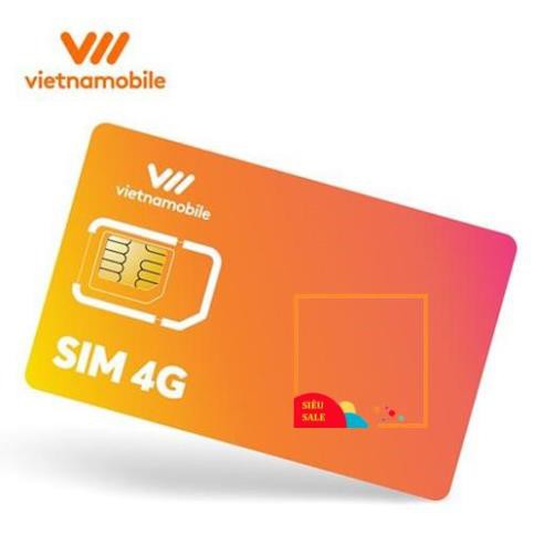 Sim 4G Vietnamobile Miễn phí DATA + Nghe Gọi Nội Mạng Miễn Phí - Phí gia hạn 20.000đ - Shop sim giá rẻ