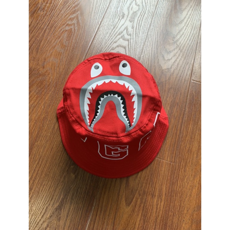 Nón bucket, tai bèo bape cá mập hàng cao cấp.